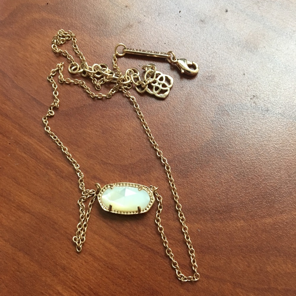 Kendra Scott clear crystal necklace